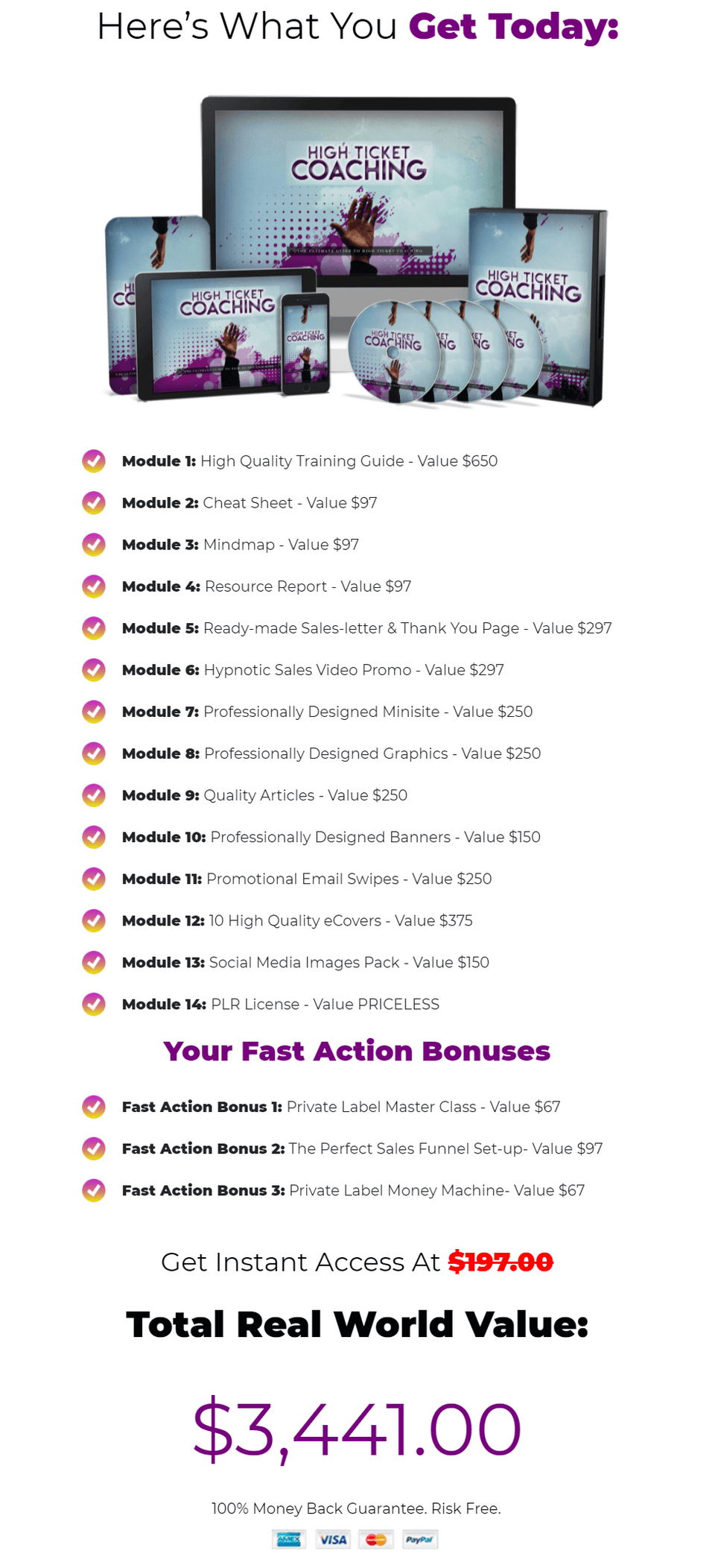 High Ticket Coaching PLR Review: Don't miss my exclusive bonuses!