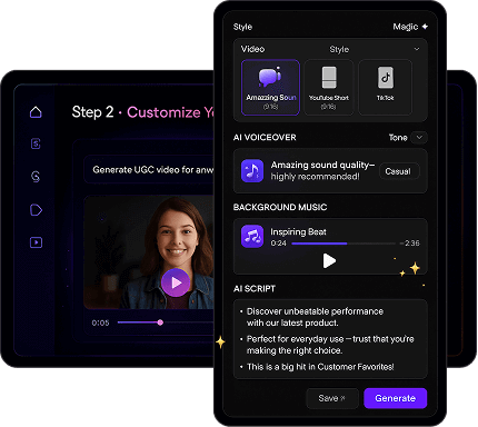 UGCStudio-AI-Step-2-Customize