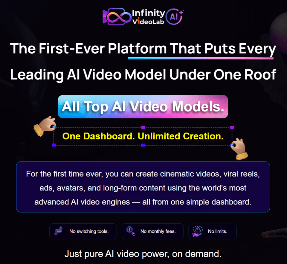 Infinity Models Ai Infinity AI Video Lab Review: Unlimited AI Video Creation, Really?