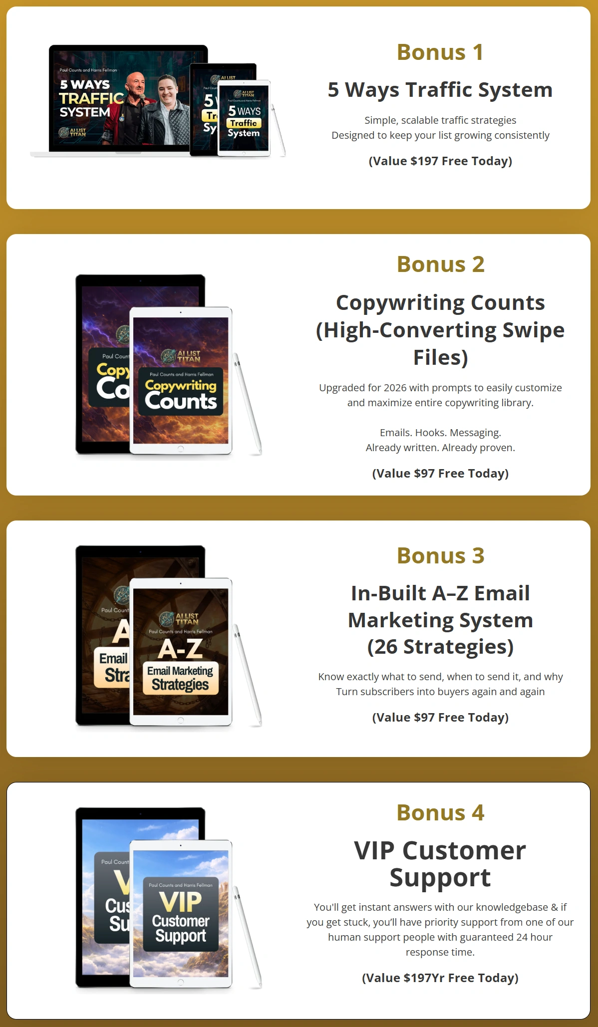 AI-List-Titan-Bonuses
