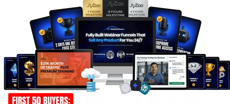 WebinarClones AI Review: Is This The Ultimate “Plug-And-Profit” Webinar Funnel System for Affiliate Marketers?