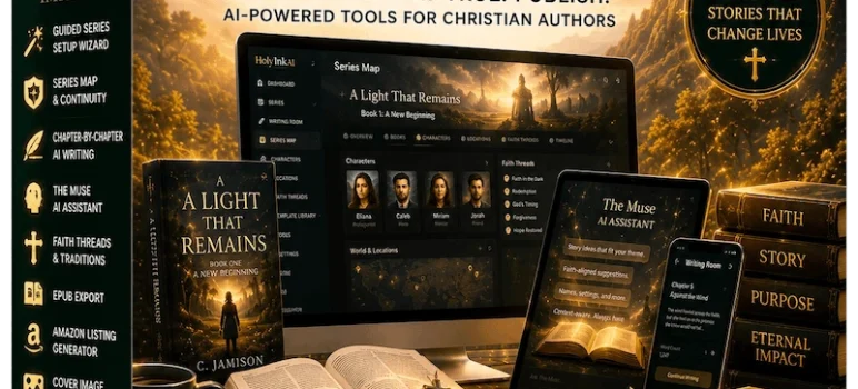 HolyInk AI Review: The Complete Platform For Christian Fiction Publishing
