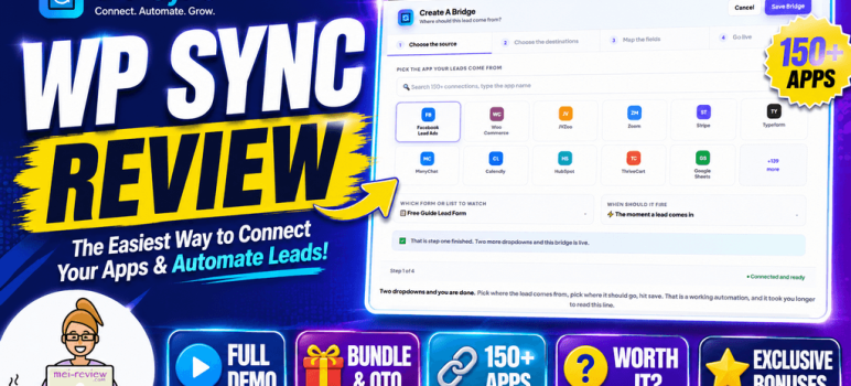 WP Sync Review: Keep Leads and Buyers Moving Across Your Marketing Stack Automatically