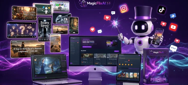 MagicFlixAI 2.0 Review: Grow Multiple Faceless Channels With Self-Learning AI Automation