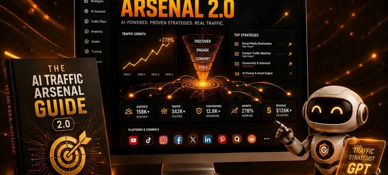 The AI Traffic Arsenal 2.0 Review: 40 AI-Powered Strategies to Drive Free Targeted Traffic