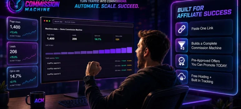 Automated Commission Machine Review: Can One Link Really Launch Your Entire Affiliate Campaign?