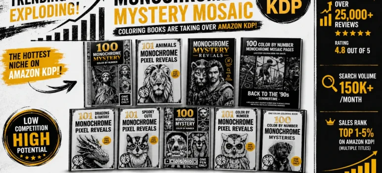 Monochrome Mosaic Review: Build Custom Monochrome Puzzle Collections From Your Own Images
