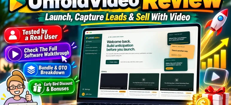 UnfoldVideo Review: Create Scheduled Video Launch Funnels That Build Curiosity, Capture Leads, And Drive More Sales