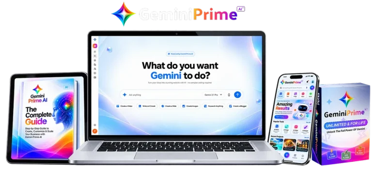 GeminiPrime AI Review: Create Websites, Apps, Videos & Digital Products With One AI Platform