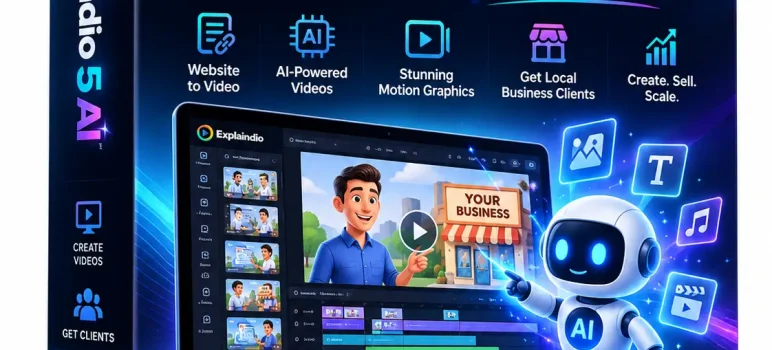 Explaindio 5 AI Review: Start an AI Video Service Business Without Filming or Editing