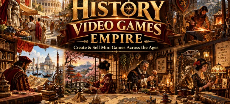 History Video Games Empire Review: From Your First AI-Created Game to Your First Potential Online Sale